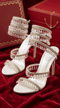 Ivory Glam Sandals